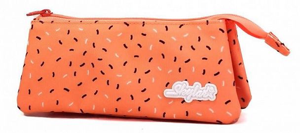 CARTUCHERA SKYLAR 3SOLAPAS CORAL 21X11X10CM