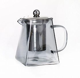TETERA VIDRIO PLATEADA 750ML