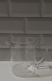 JARRA VIDRIO MEDIDOR 350ML.