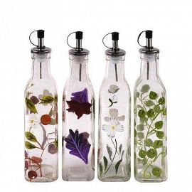 ACEITERA / VINAGRERA VIDRIO 250CC DECO